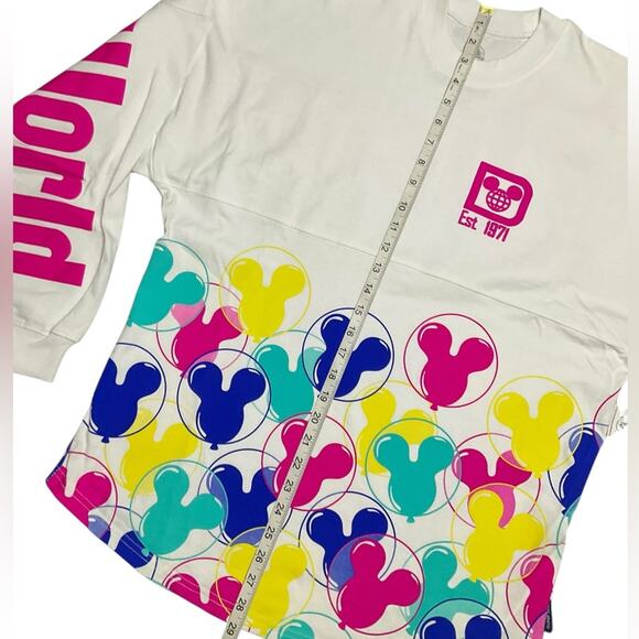 Disney Spirit Jersey Balloon 2020 White Size Small NWT - Picture 7 of 11